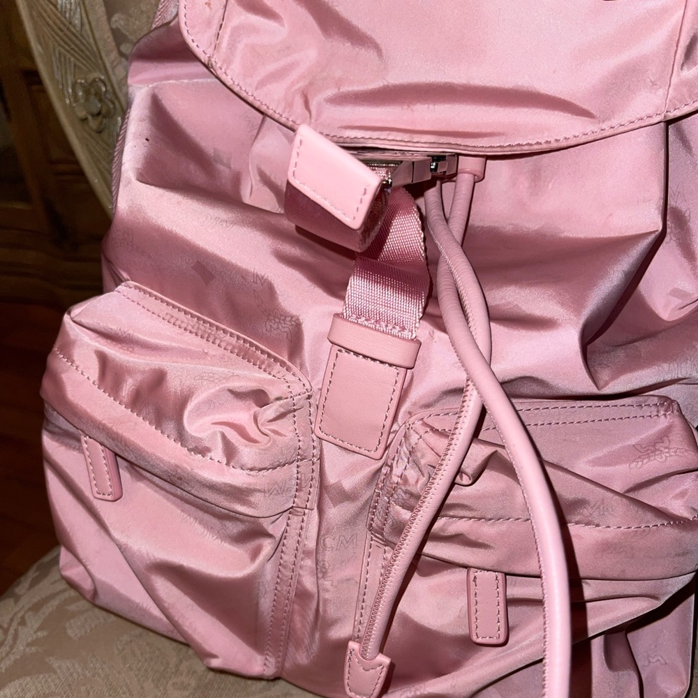 Pink MCM Book Bag Great Condition